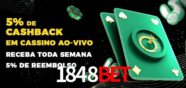 Promoções do cassino ao Vivo 1848bet